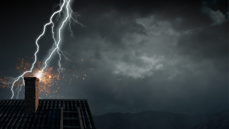 What to do if your home is struck by lightning