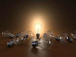 Light Bulb On