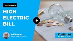 electric bill is so high