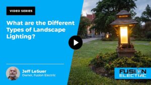 types of landscape lighting